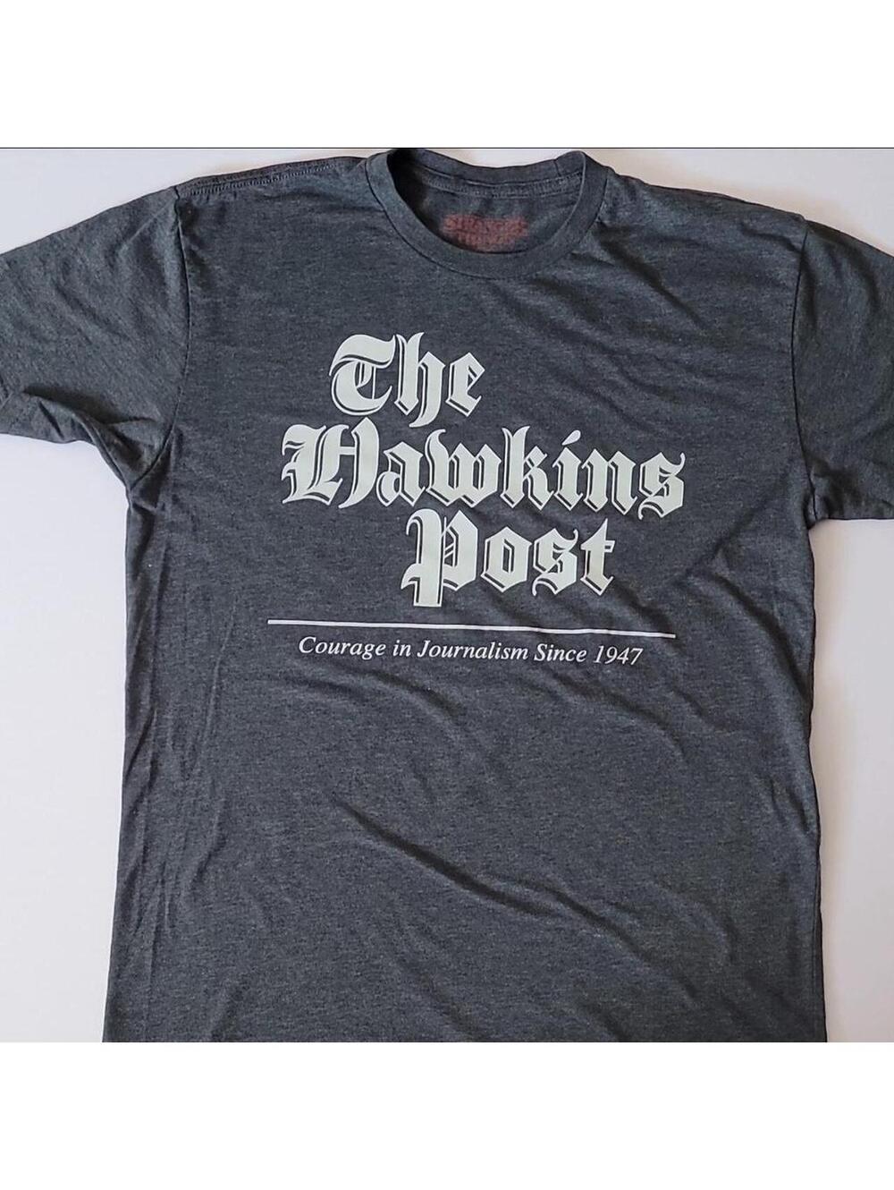 Stranger Things Men's Grey Tshirt